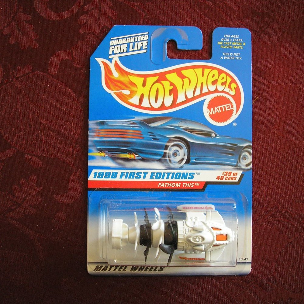 🚗 1998 Hot Wheels 1st Editions Fathom This